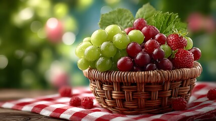 Summer Fruit Basket: A Delightful Still Life