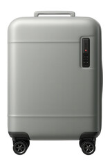 Suitcase with TSA-approved lock and spinner wheels