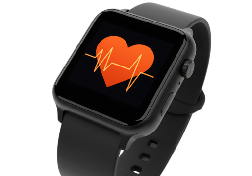 Red heart on white and black backgrounds with stethoscope illustration for love and health