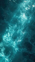 Mesmerizing Ocean Waves with Blue and Green Water Textures
