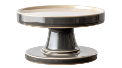 cake stand isolated on white background