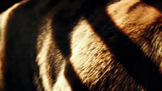 Detailed animal fur texture closeup