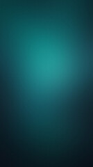 Abstract Gradient Background with Dark Turquoise and Teal Colors, Perfect for Wallpapers and Presentations with Grainy Texture