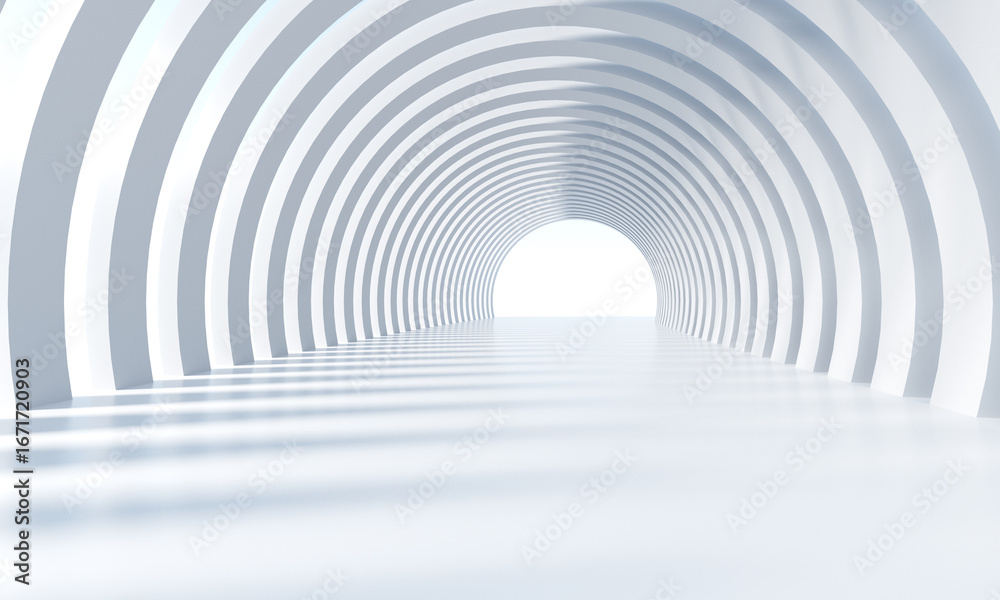 Sticker abstract architecture background 3d render