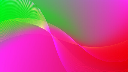 abstract pink background with wavy lines