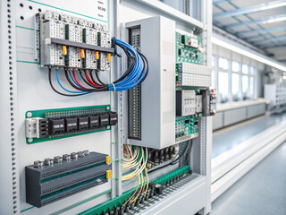 electrical panel in the building