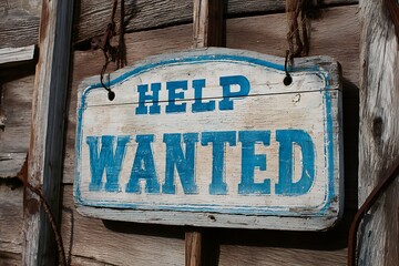 thered wooden signboard with hand painte