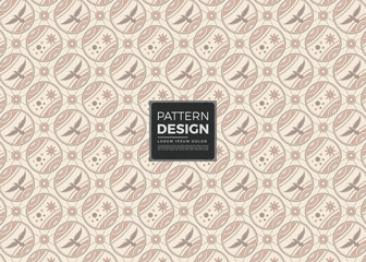 Floral and swirl vector vintage seamless pattern with antique