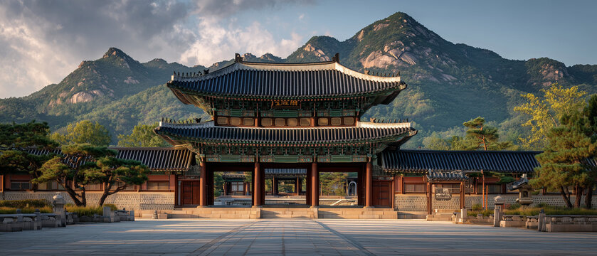 korean traditional palace architecture, palace, korea travel
 - Powered by Adobe