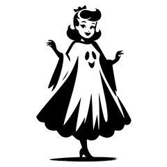 little girl in a dress