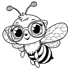 funny cartoon bee