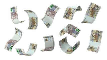 Brazil_200_Reais_ Asset_Money_Single_Bank_Currency_Note