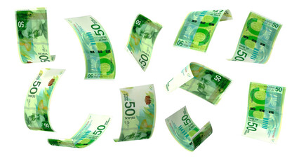 Israeli_50_Shekels_ Asset_Money_Single_Bank_Currency_Note