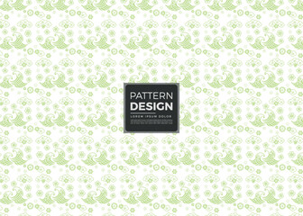 Abstract green background with a seamless pattern of circles, perfect for a St Patrick's Day wallpaper or invitation design