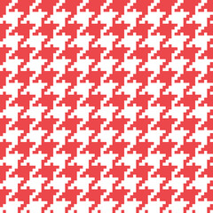 Fototapeta premium Red and white seamless creative minimalist pattern background