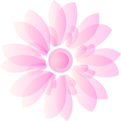 Pink Floral with Petals
