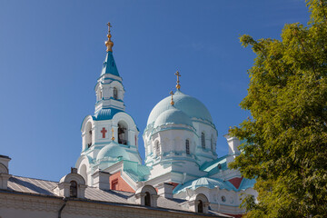 The Stavropegic Valaam Monastery of the Russian Orthodox Church, located on the islands of the Valaam Archipelago