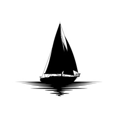 sailing ship silhouette