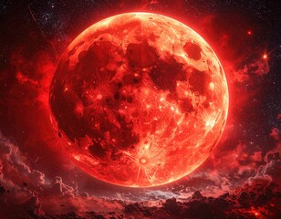 Red Moon – Close-up