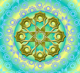 Islamic pattern background