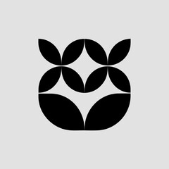 Abstract Owl Logo Design A Modern and Minimalist Symbol for Branding