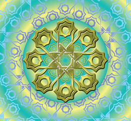 Islamic pattern background