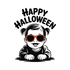 Happy halloween vector invitation card