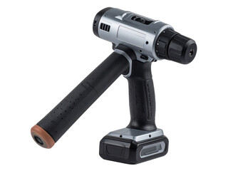 cordless drill isolated on white background