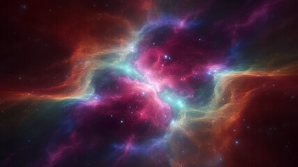 Obraz premium Nebula debris from a supernova explosion