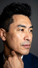 Obraz premium Close-up portrait of a man