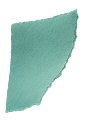 Obraz premium Ripped edge of a sea green paper