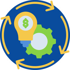 Implementation icon for business, website, application, printing, document, poster design, etc