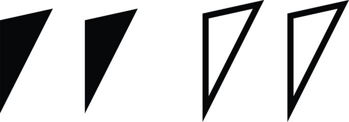 Quotation mark icon set, quote symbols collection in solid and outline style, typography punctuation vector for design, publishing, books, blogs, posters, social media, and branding