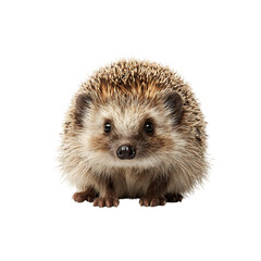 Obraz premium hedgehog isolated on a transparent background, in a PNG format