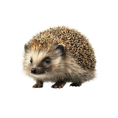 Obraz premium hedgehog isolated on a transparent background, in a PNG format