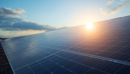 Solar panels, photovoltaic modules for renewable electric energy production.