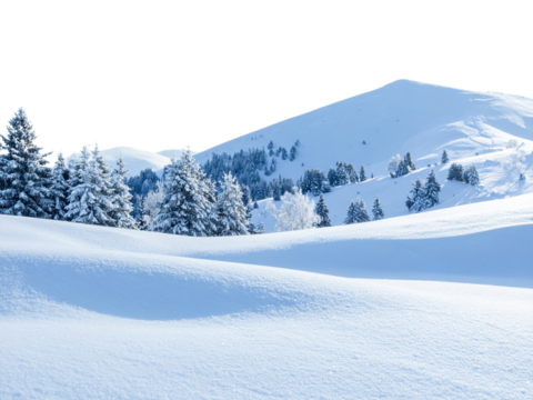 winter mountain landscape