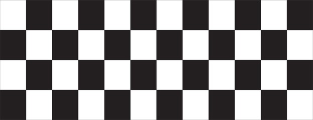 Fototapeta premium Classic Black and White Checkerboard Pattern