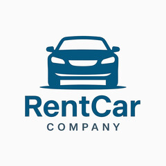 Professional car rental logo