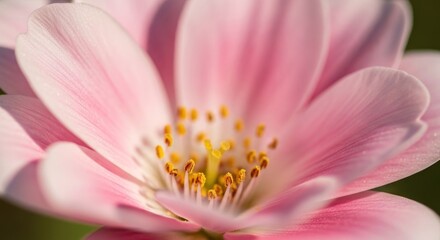 Obraz premium Delicate Pink Flower Close-Up