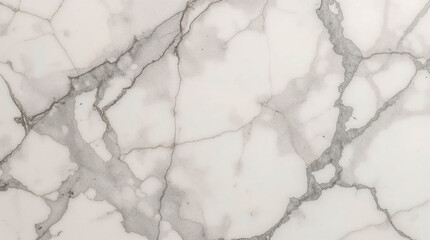 Fototapeta premium A close-up, overhead view of a white surface with intricate grey veining, resembling natural marble or quartz.