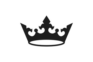 Crown icon vector. Crown symbol isolated on white background and png transparent. Crown sign illustration