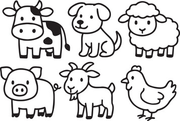 farm animals collection