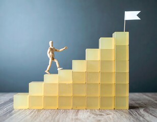 将来の夢を叶えるために進む姿を表現