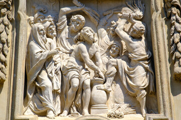 Obraz premium Exterior of the historic Santa Maria della Passione church in Milan, Italy