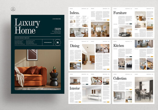 Interior Magazine Template