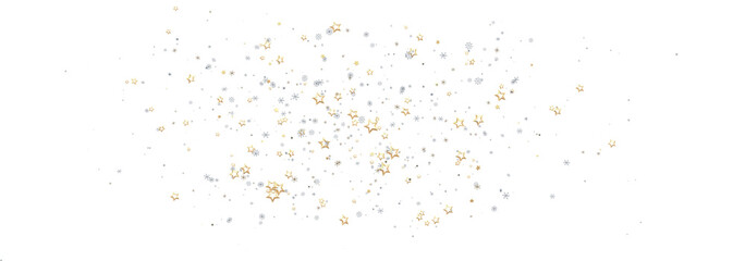 Sparkling star confetti background ideal for festive designs, celebrations, and holiday themes.