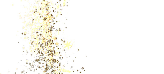 Sparkling gold stars on white. Perfect for holidays, celebrations, and more!