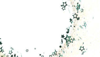 Festive design with teal stars on a white background. Perfect for invitations, cards, and more.