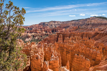 Rote Hoodoos im Vordergrund Bryce Canyon